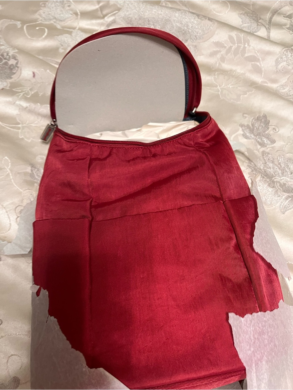 Stylish Red Nylon Women’s knapsack Bag